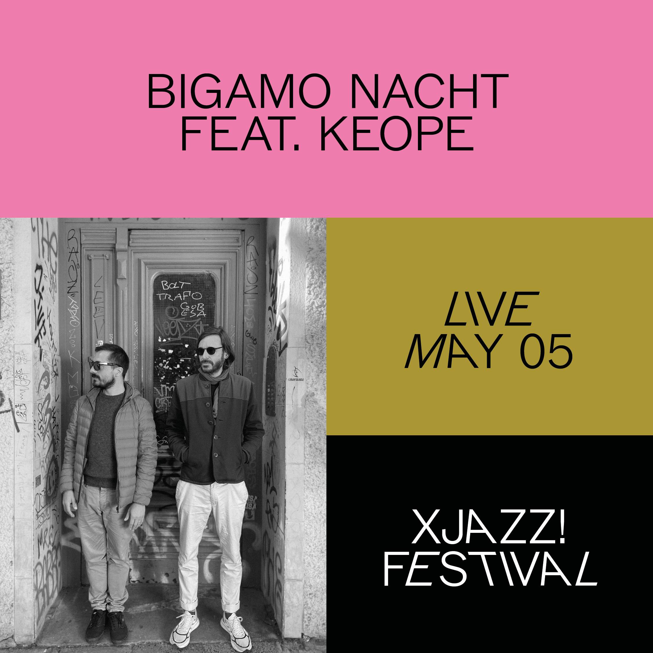 Bigamo Nacht feat. Keope, Al Pagoda & Special Guests - Página frontal