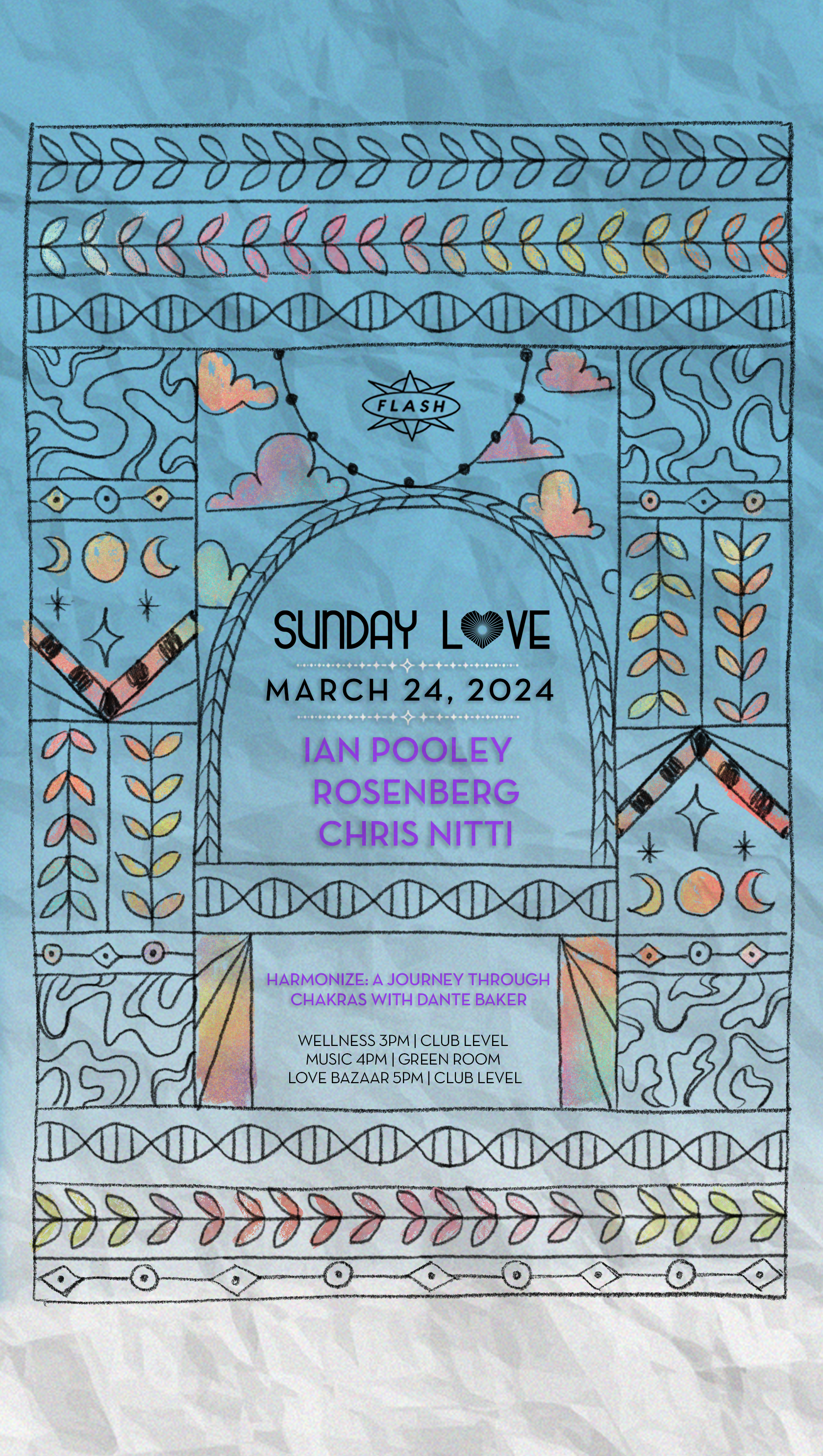Sunday Love: Ian Pooley - Rosenberg - Chris Nitti - Página frontal