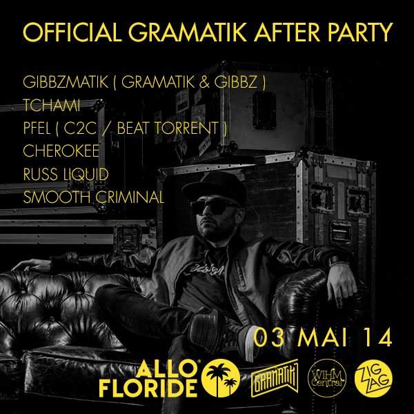 Official Gramatik After Party: Gibzzmatik (Gramatik + Gibbz) - Página frontal