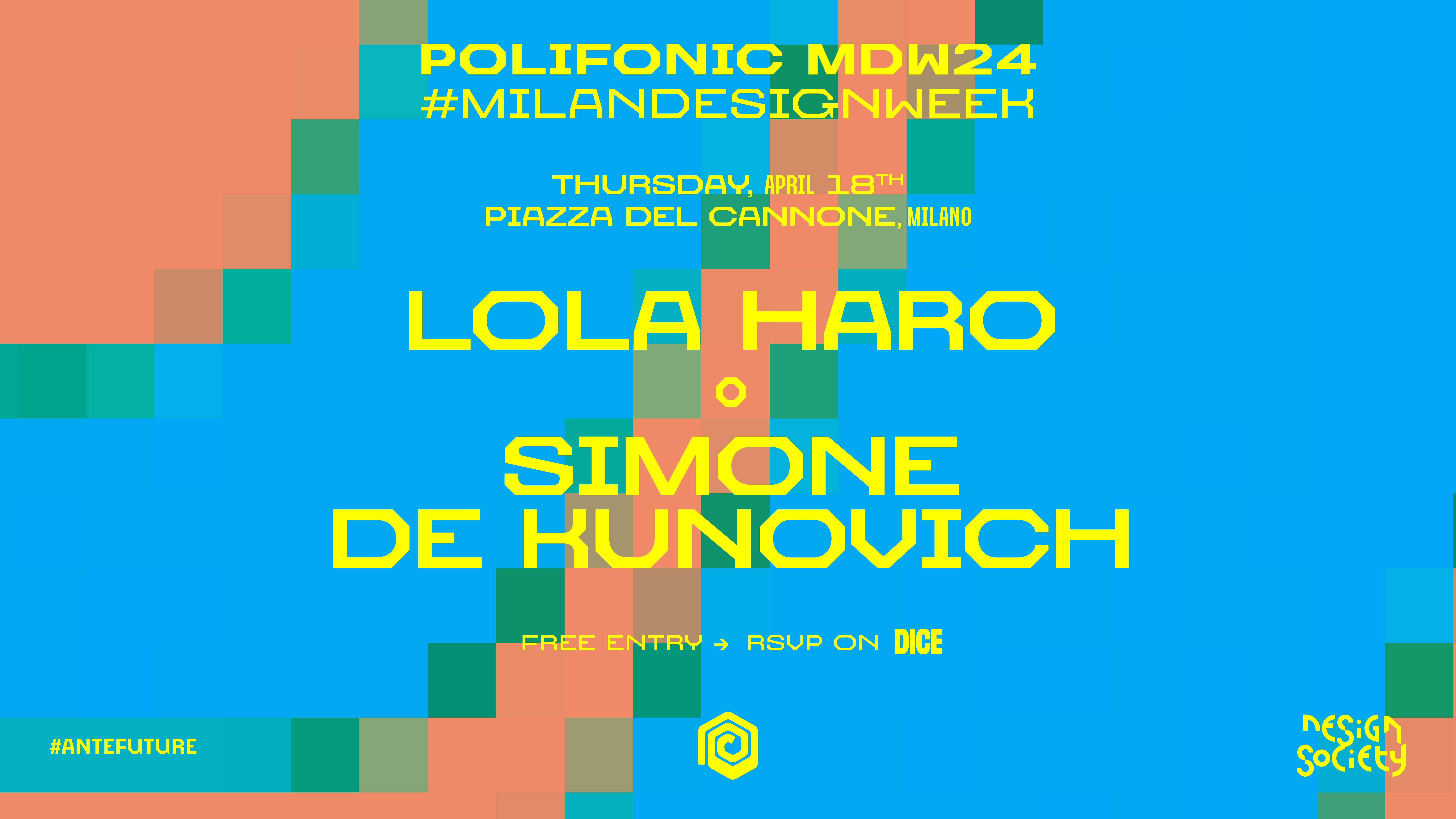Polifonic MDW24 with Lola Haro - Piazza del Cannone - フライヤー表