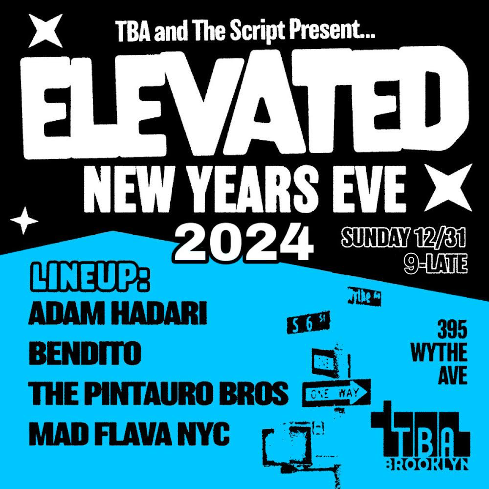 ELEVATED: New Years Eve 2024 - フライヤー表