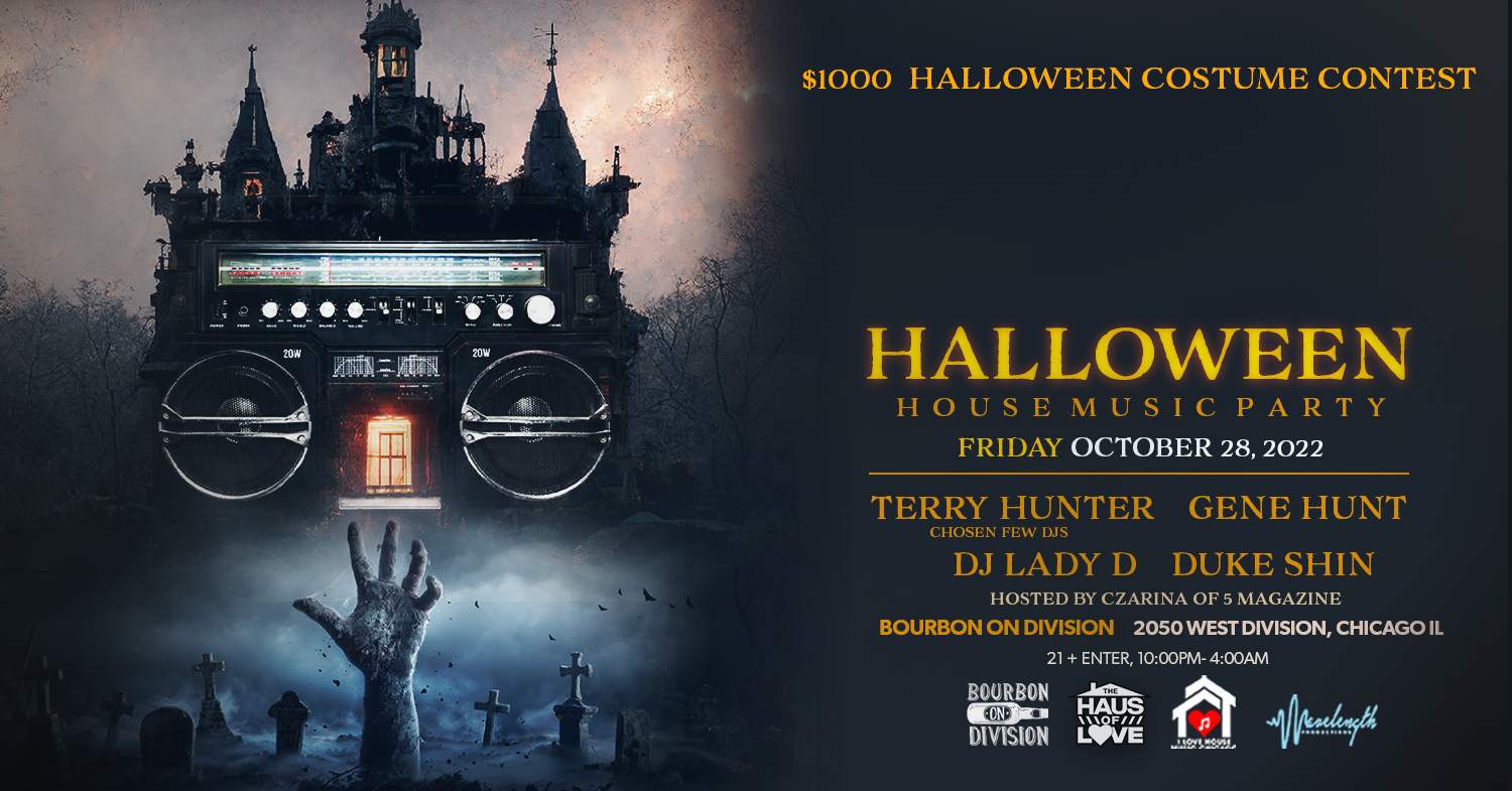 Halloween House Music Party w A 1000 Costume Contest at Bourbon On
