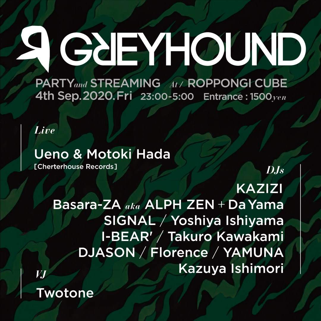 Greyhound Party and Streaming - Página frontal