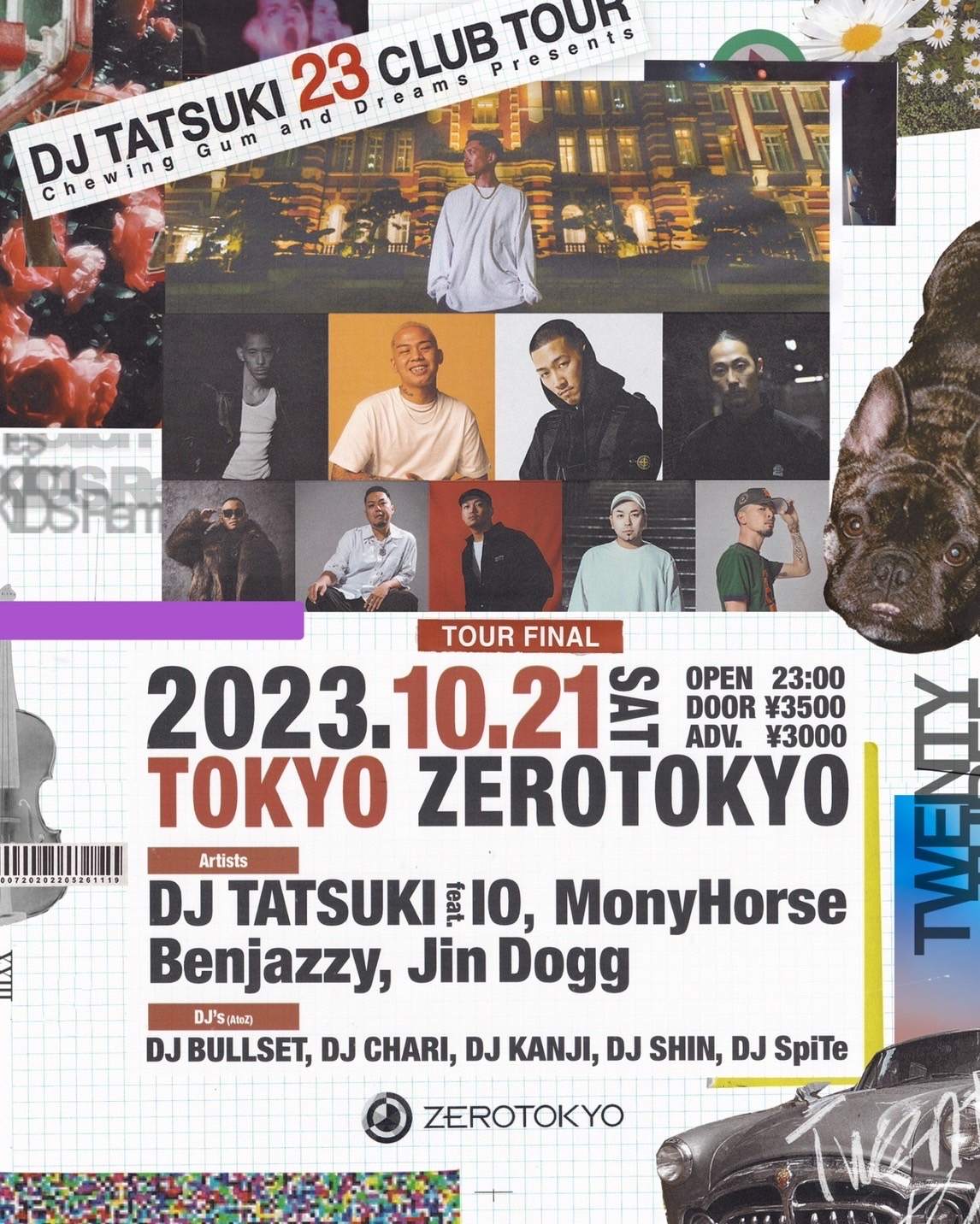 Feels × DJ TATSUKI 23 CLUB TOUR FINAL at Zerotokyo, Tokyo