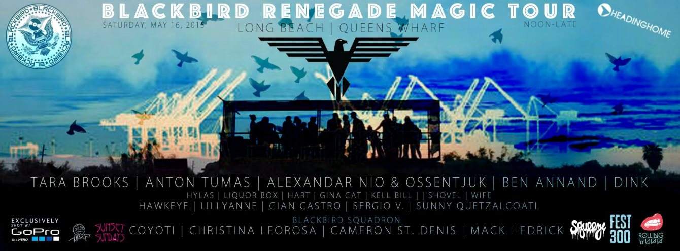 Blackbird Bus Renegade Magic Tour: Queen's Wharf - フライヤー表