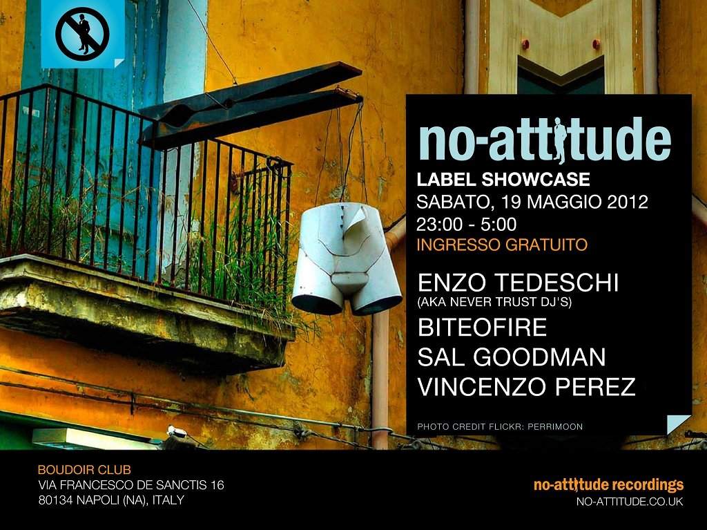 No-Attitude Recordings Showcase - フライヤー表
