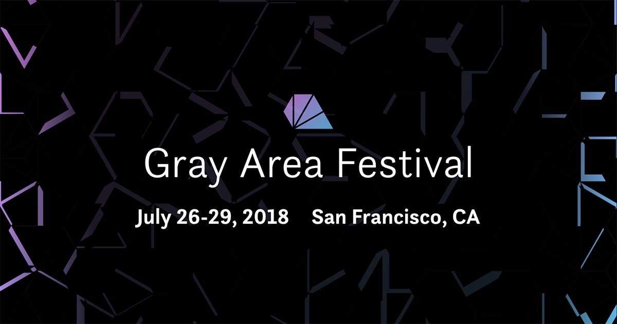 The Gray Area Festival 2018 - フライヤー表