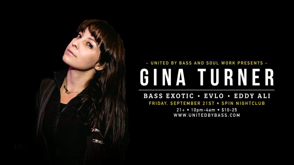 UBB & Soul Work presents: Gina Turner - Página frontal