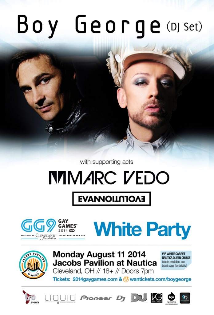 GG9 White Party - フライヤー表
