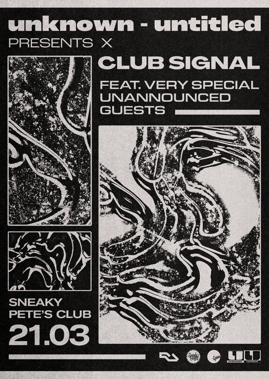 unknown - untitled presents x Club Signal feat. Syz b2b uu rhythm + Aidan Gibson - Página frontal