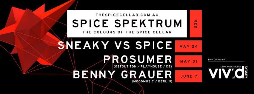 Vivid Music & Spice Spektrum presents Benny Grauer (DE) - Página frontal
