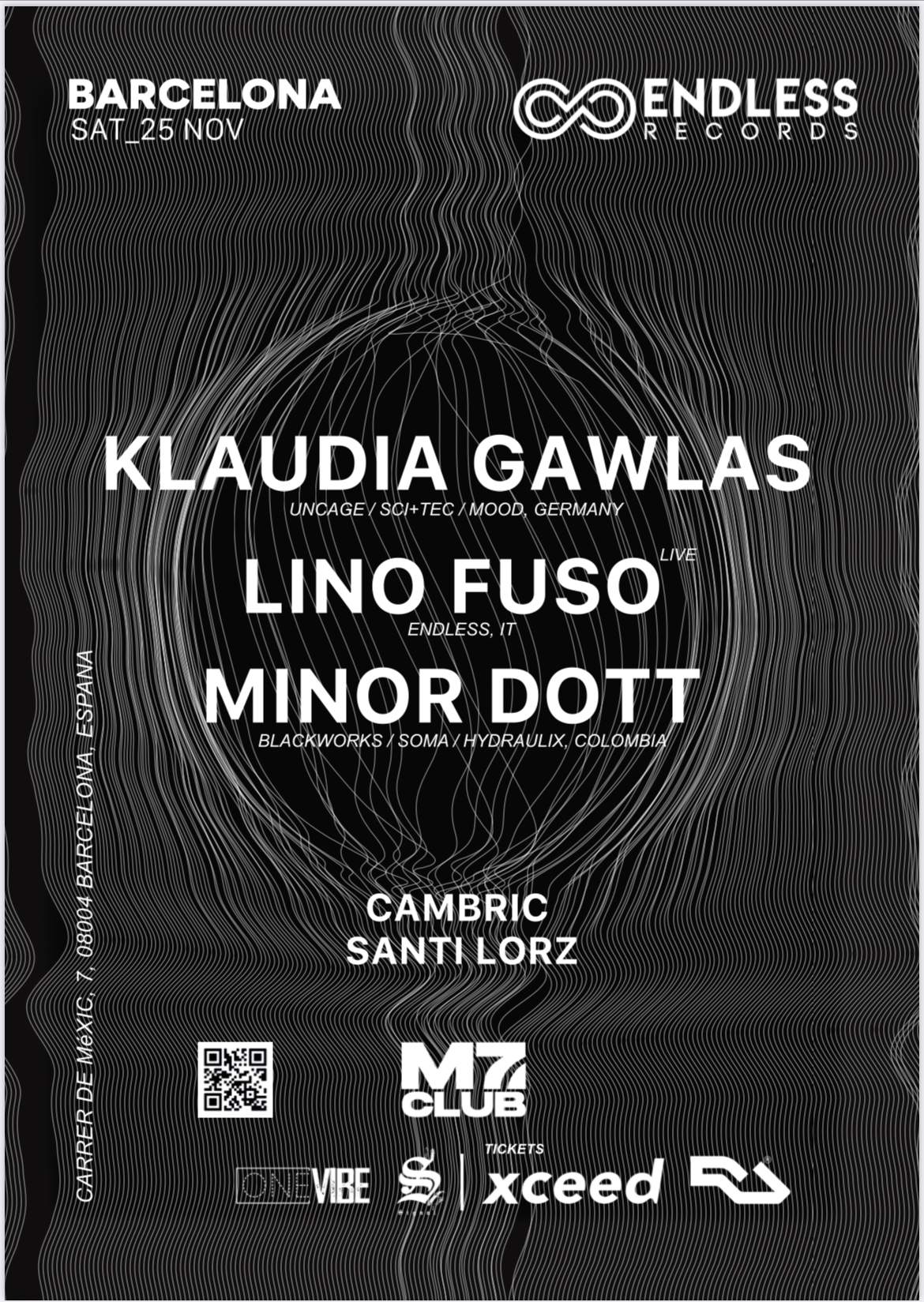 Endless W/ Klaudia Gawlas, Lino Fuso, Minor Dott - Página trasera