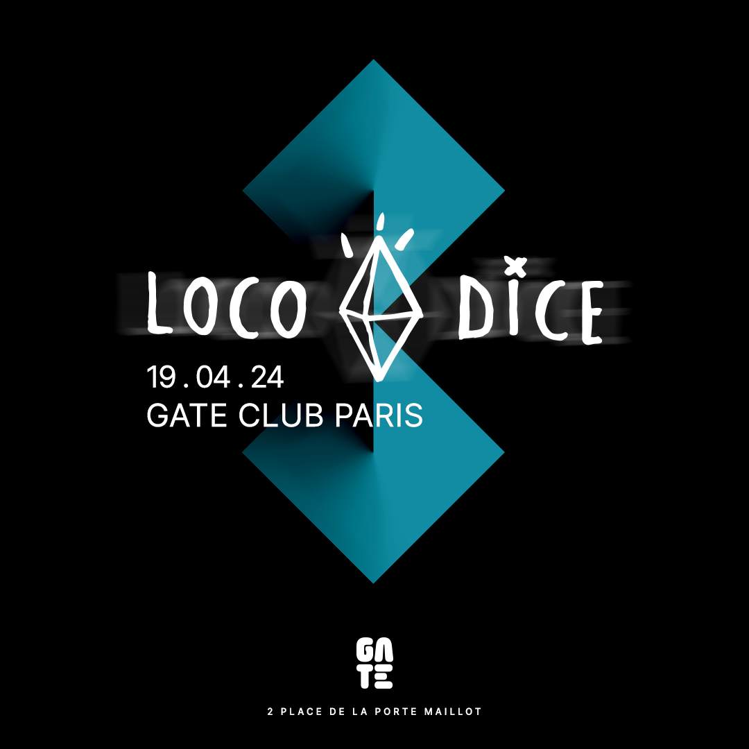 Loco Dice at Gate Club Paris - フライヤー裏
