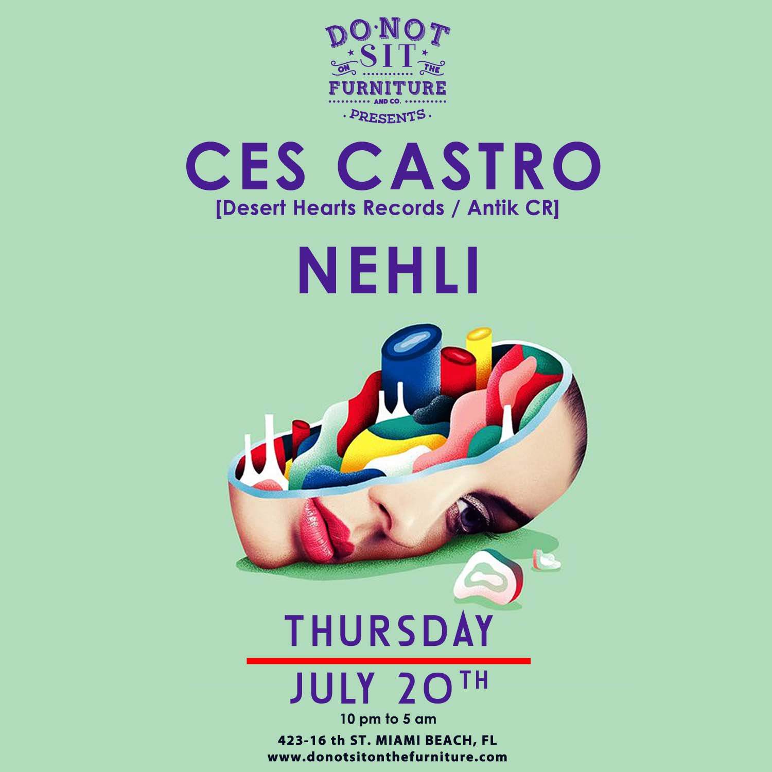 Ces Castro [Desert Hearts Records] & Nehli - Página frontal