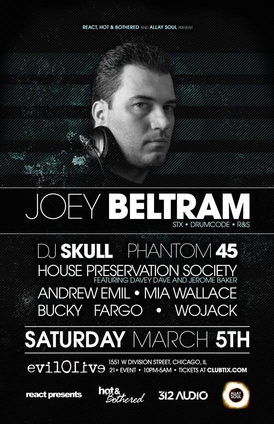 Joey Beltram, DJ Skull, Phantom 45: Hot and Bothered - Página frontal