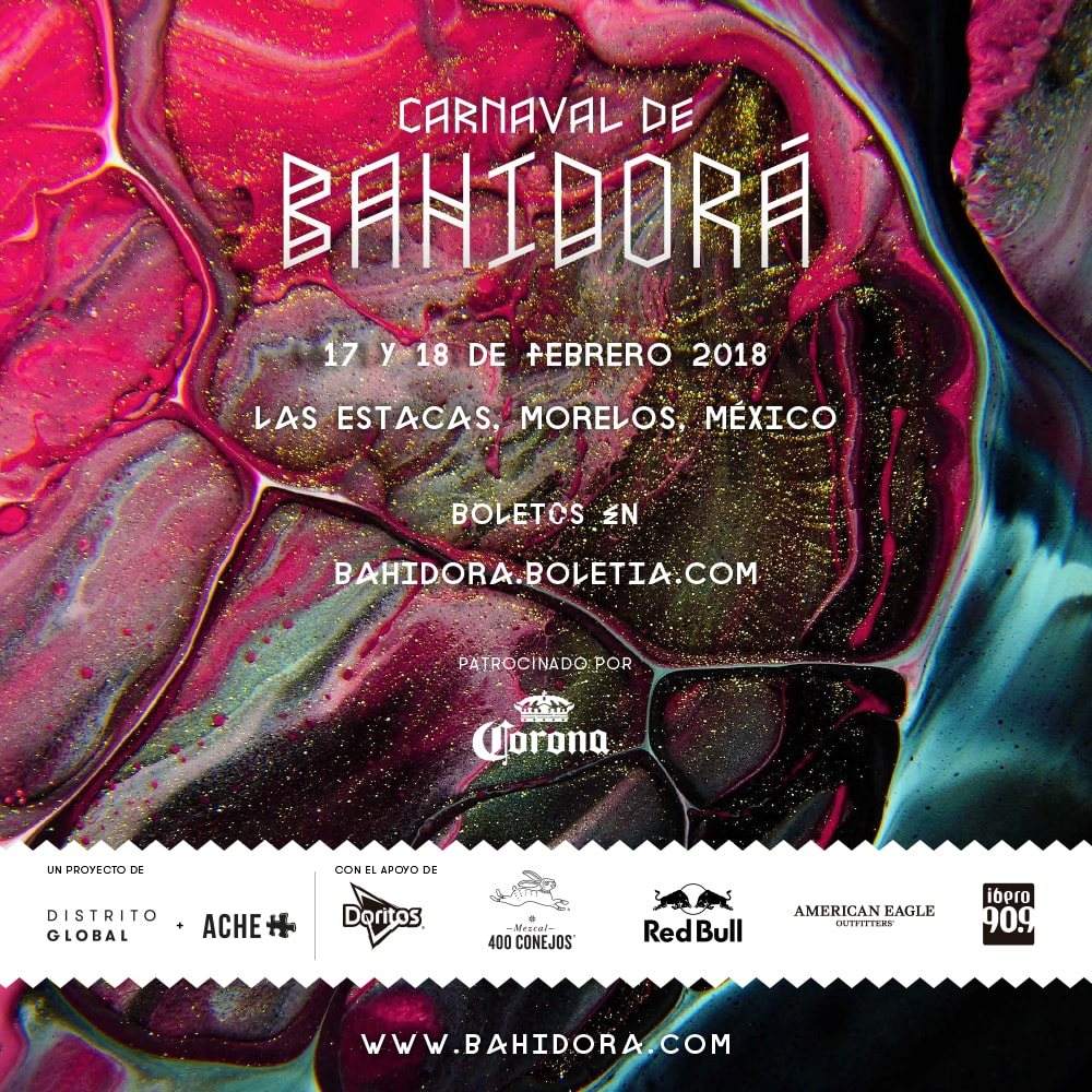 Carnaval de Bahidorá - フライヤー表