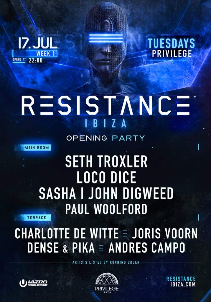 Resistance Ibiza Opening Party - Página trasera
