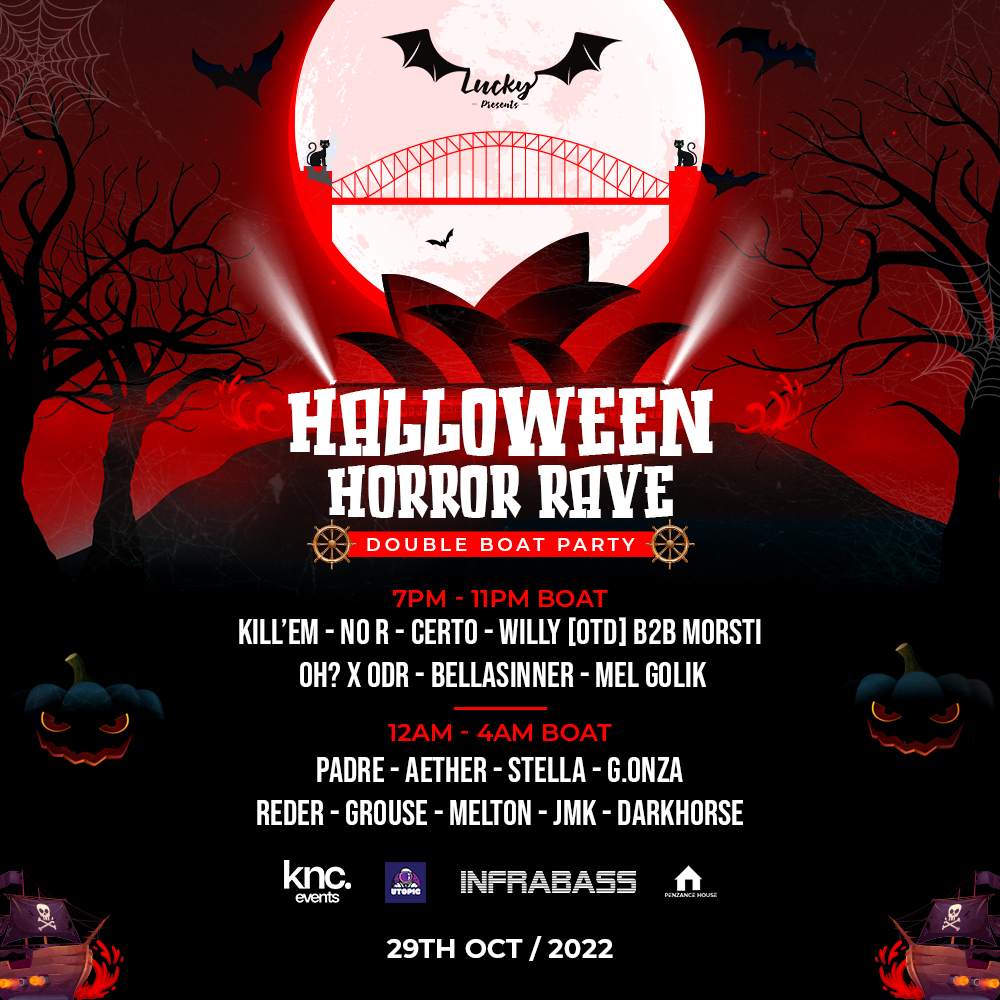 Boat Party - Lucky presents - Halloween Horror Rave (SYD) at TBA ...