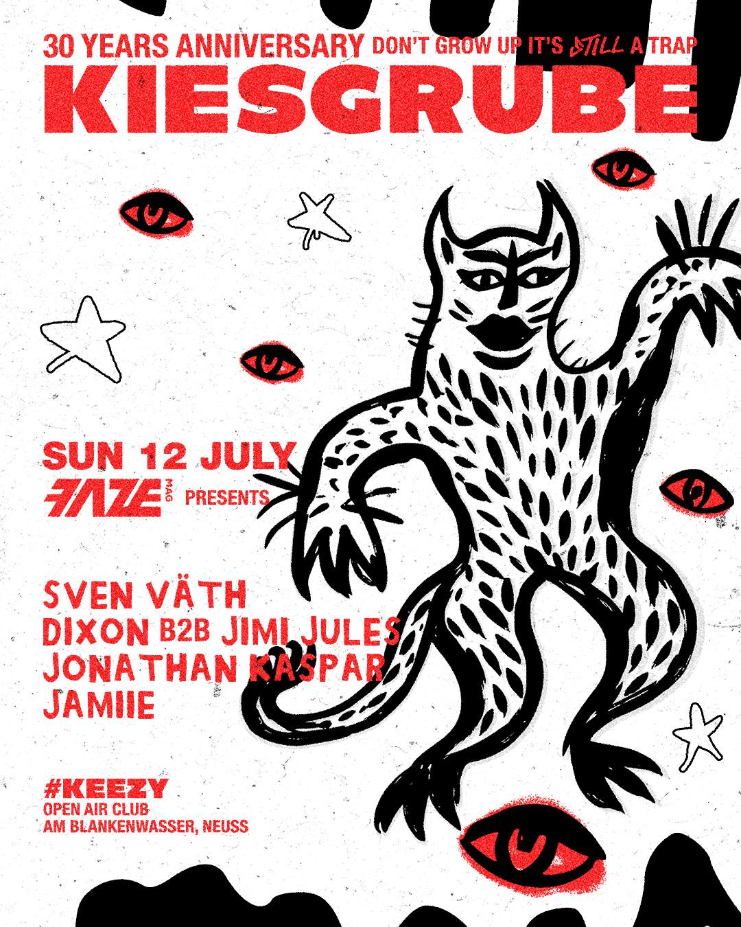 FAZE MAG presents Sven Väth, DIXON B2B Jimi Jules, Jonathan Kaspar