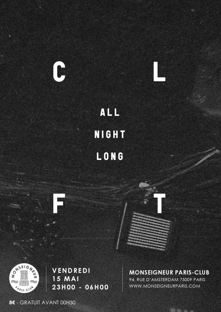 Clft All Night Long - フライヤー表
