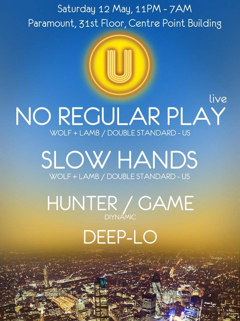 Unleash with No Regular Play (Live), Slow Hands, Hunter/Game and Deep-Lo - Página frontal