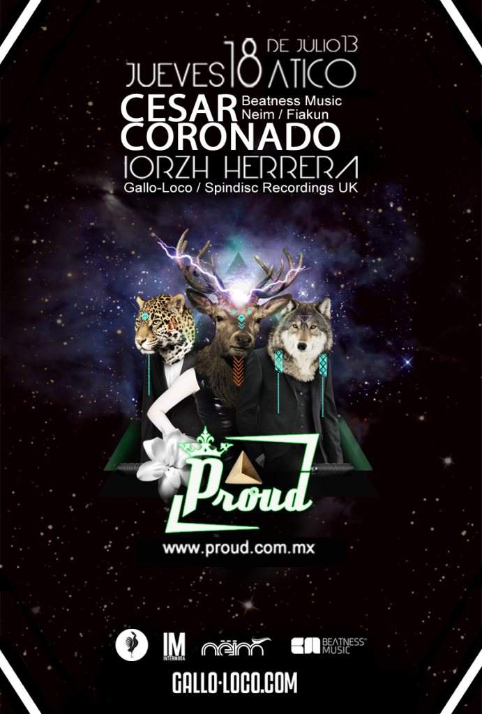 Gallo-Loco & Proud Pres. Cesar Coronado & Iorzh Herrera - Página frontal