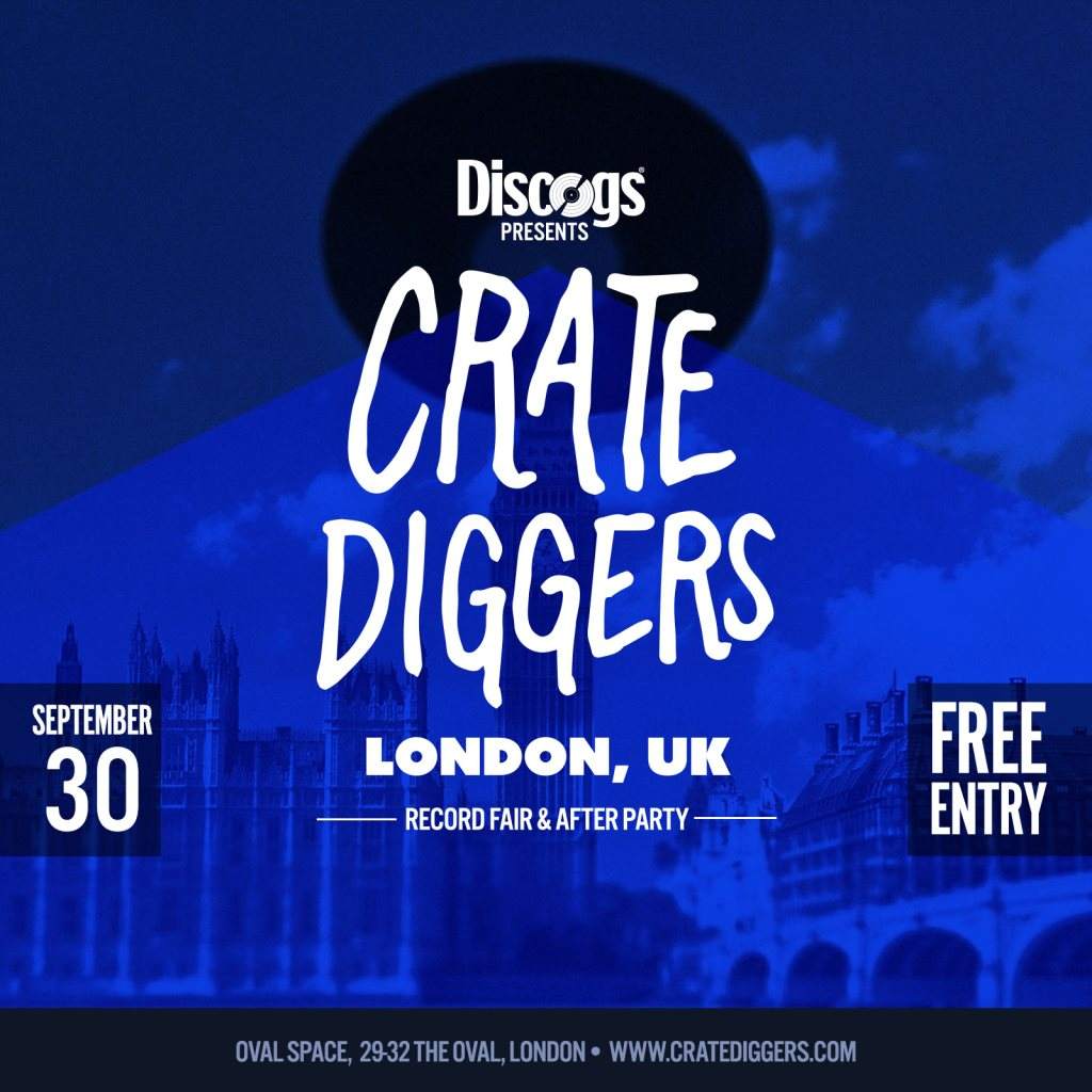 Crate Diggers London Record Fair & After Party w/ Mike Huckaby, Rick Wilhite - Página trasera