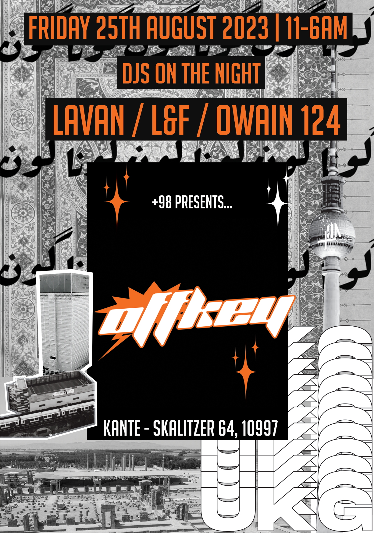+98 presents... OffKey at Kante Restaurant & Bar, Berlin