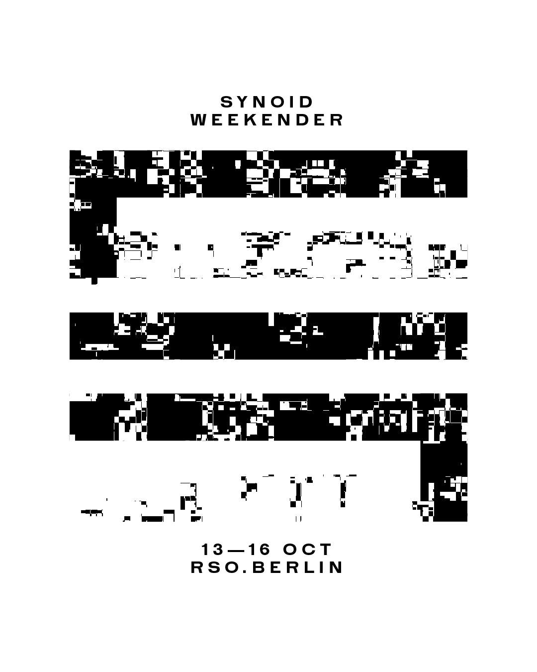 SYNOID Weekender - フライヤー表