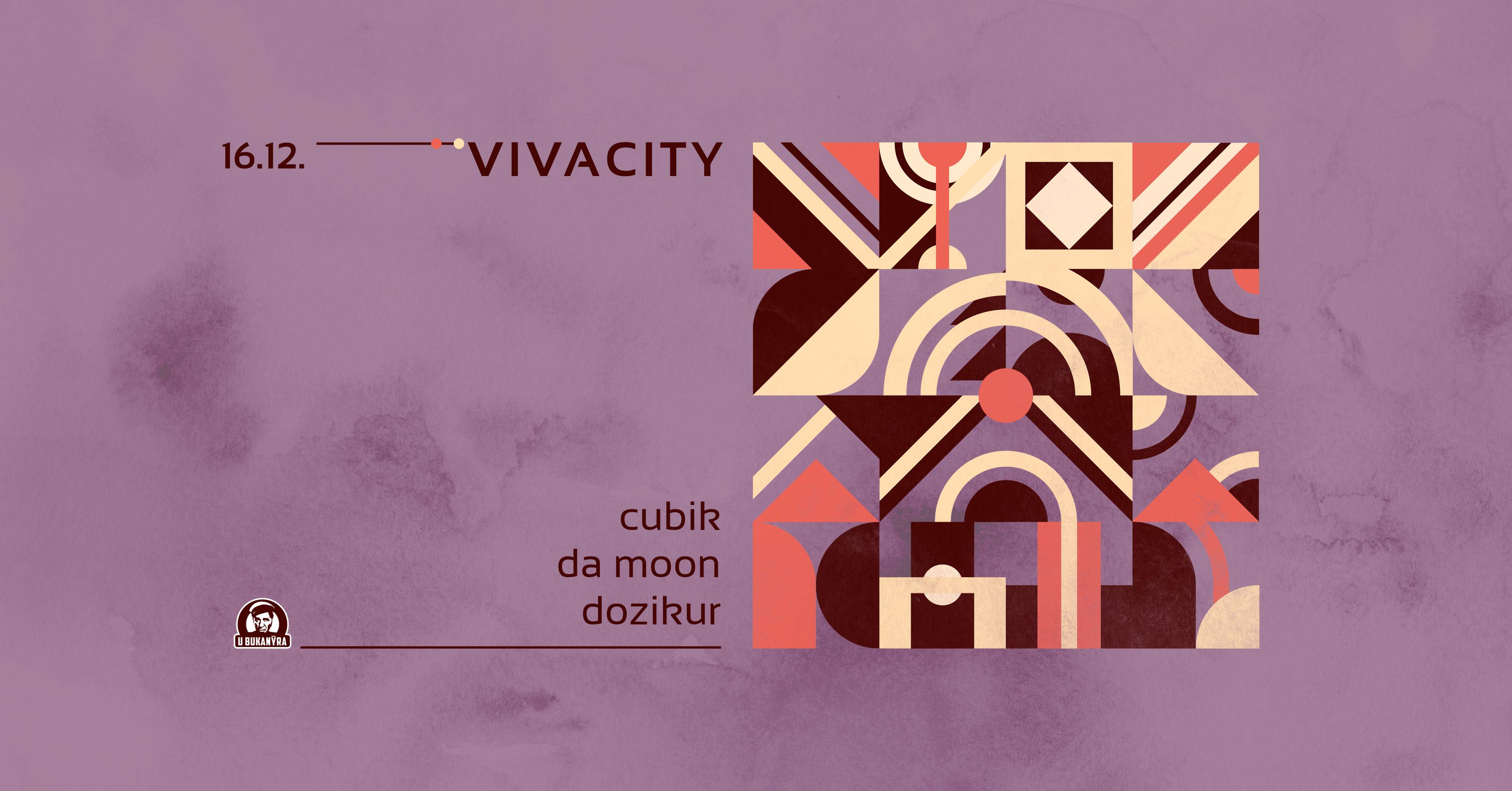 Vivacity - djs Cubik, Da Moon, Dozikur - Página frontal