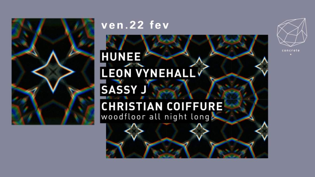 Concrete: Hunee, Leon Vynehall, Sassy J, Christian Coiffure - Página frontal
