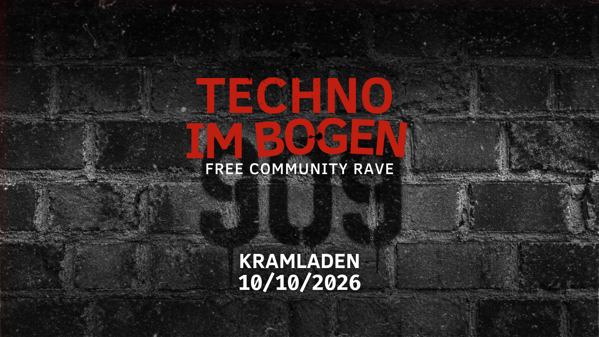TECHNO IM BOGEN (Free Community Rave) bei Kramladen, Vienna