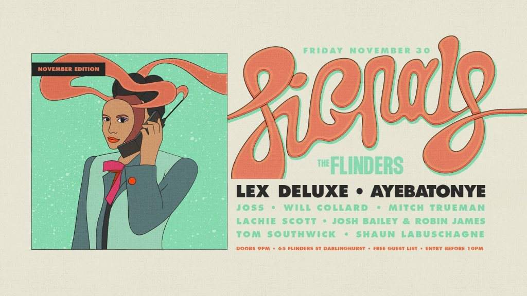 Signals feat. Lex Deluxe & Ayebatonye - Página frontal