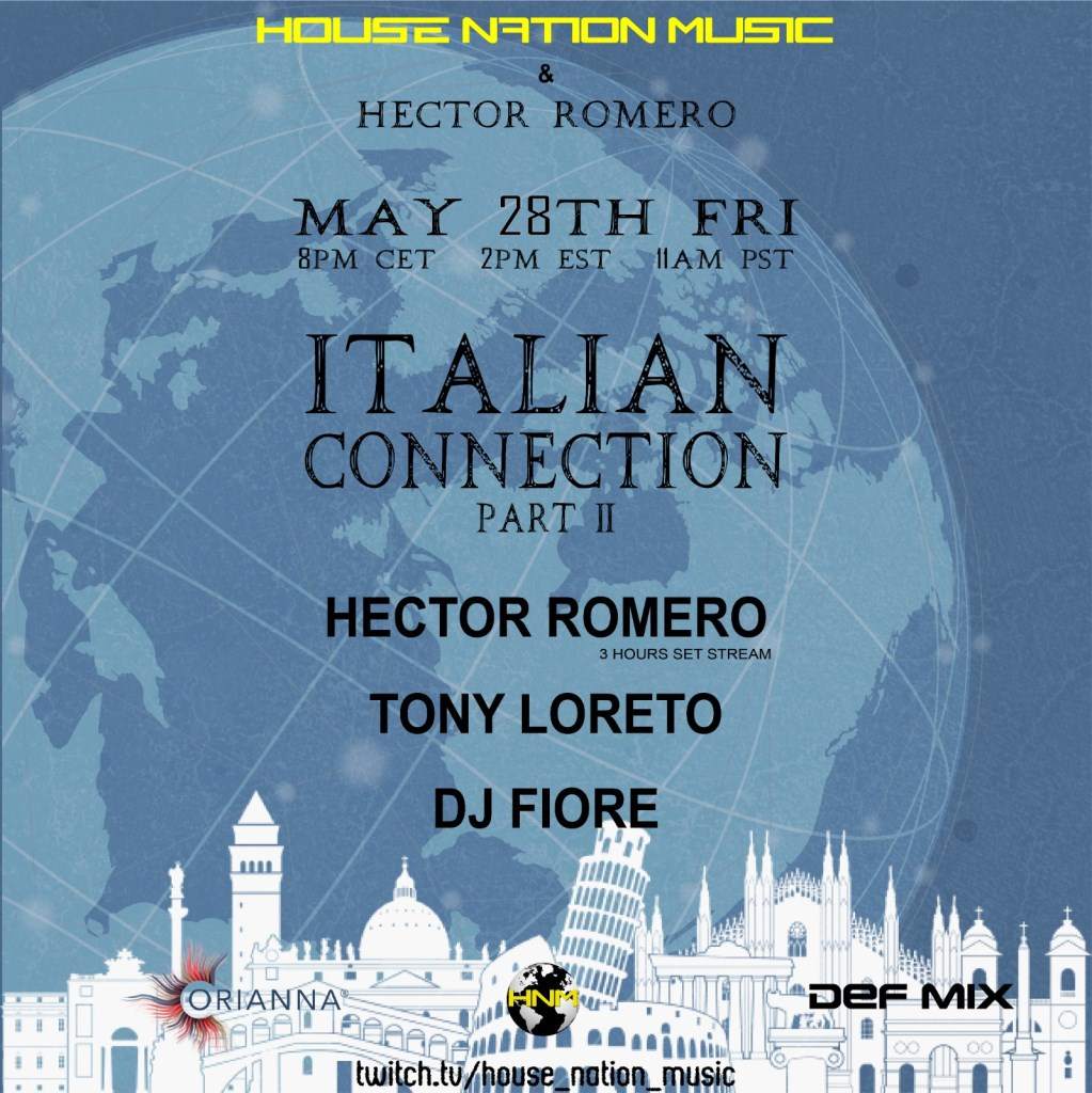 Italian Connection Part II on House Nation Music - Página frontal