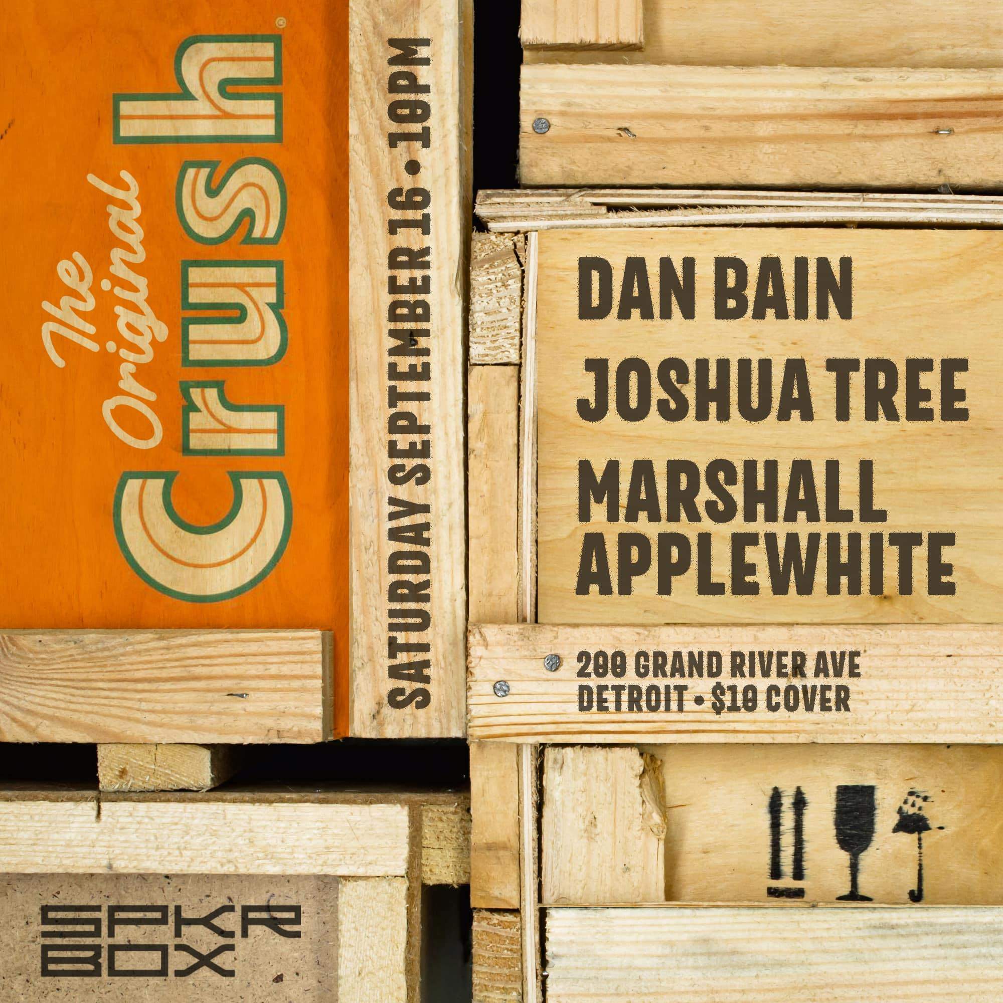 CRUSH feat Marshall Applewhite, Dan Bain, Joshua Tree - Página frontal