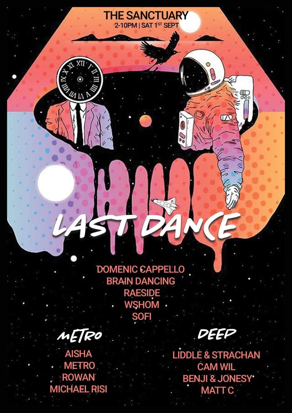 Last Dance - Terrace Party - フライヤー裏
