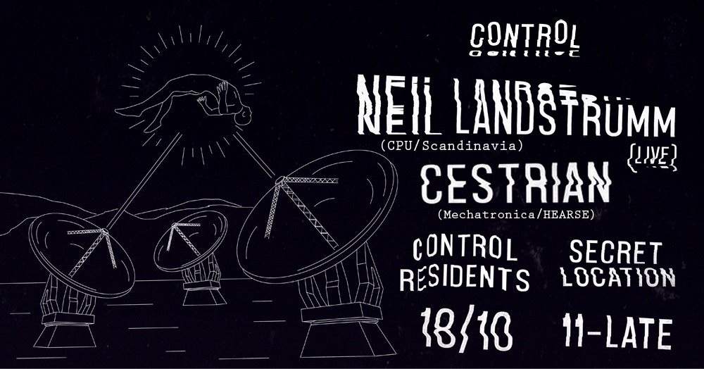 Control Neil Landstrumm (Live) & Cestrian. - Página frontal