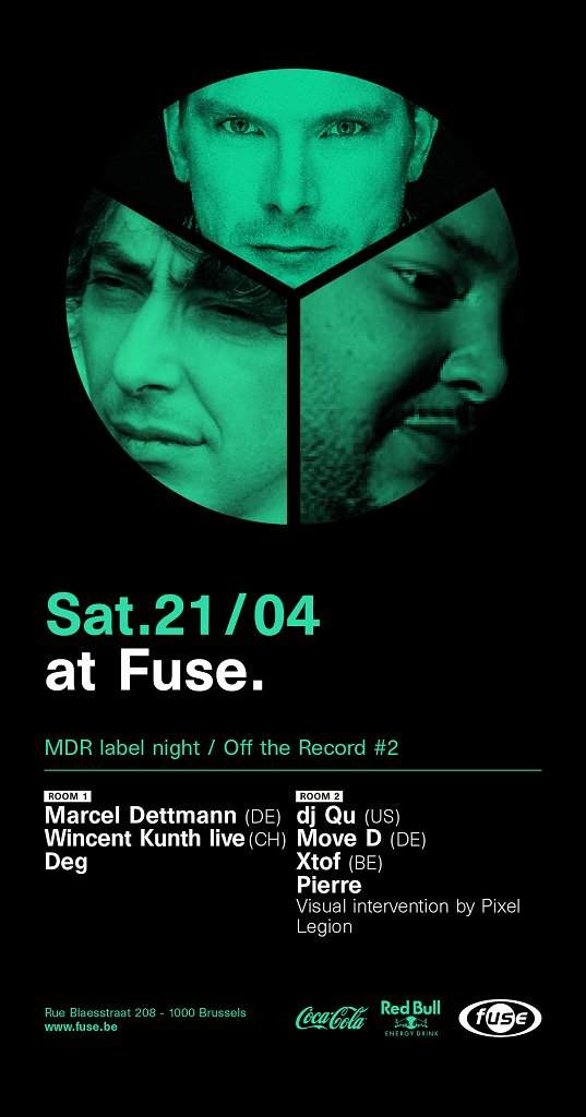 Fuse presents MDR Label Night & Off The Record 2 - フライヤー表
