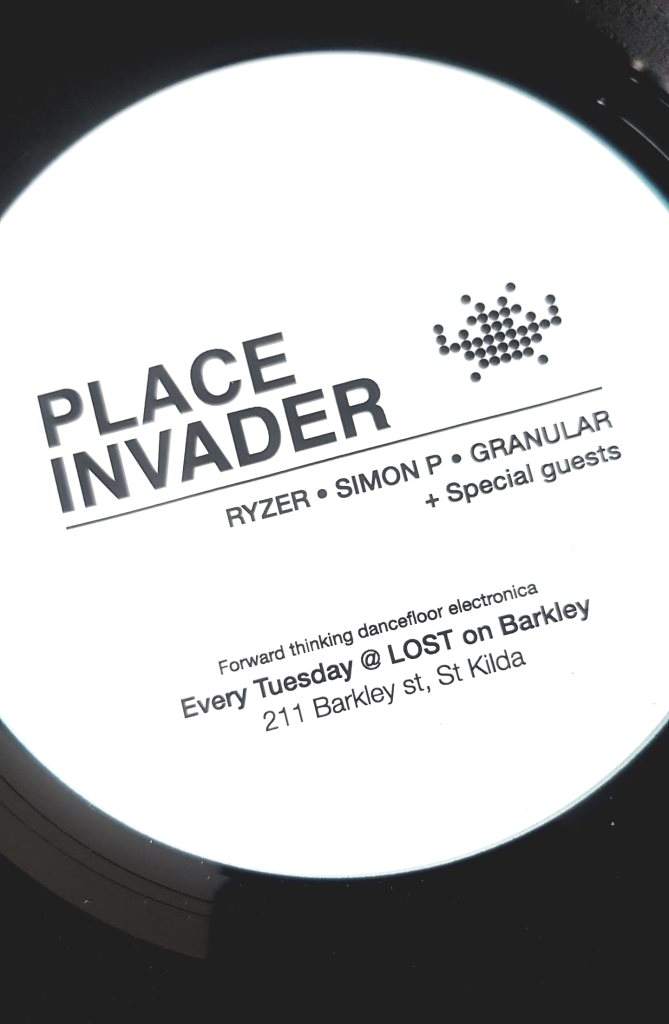 Place Invader - Página frontal