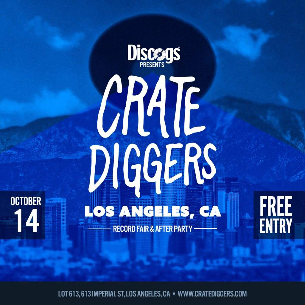 Crate Diggers Los Angeles Record Fair & After Party w/ Ron Trent, Danny Krivit - Página trasera