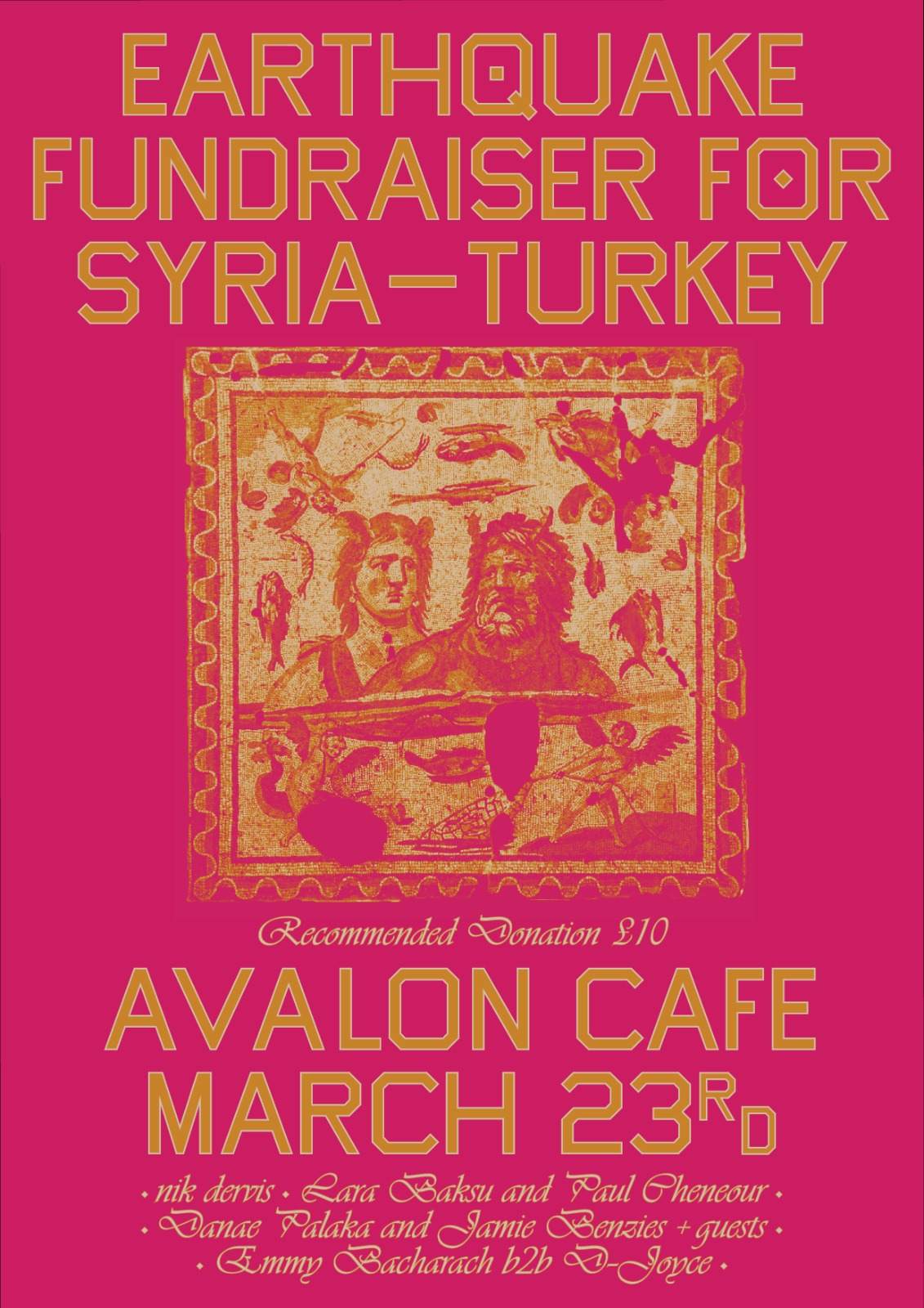 Fundraiser for Syria and Turkey