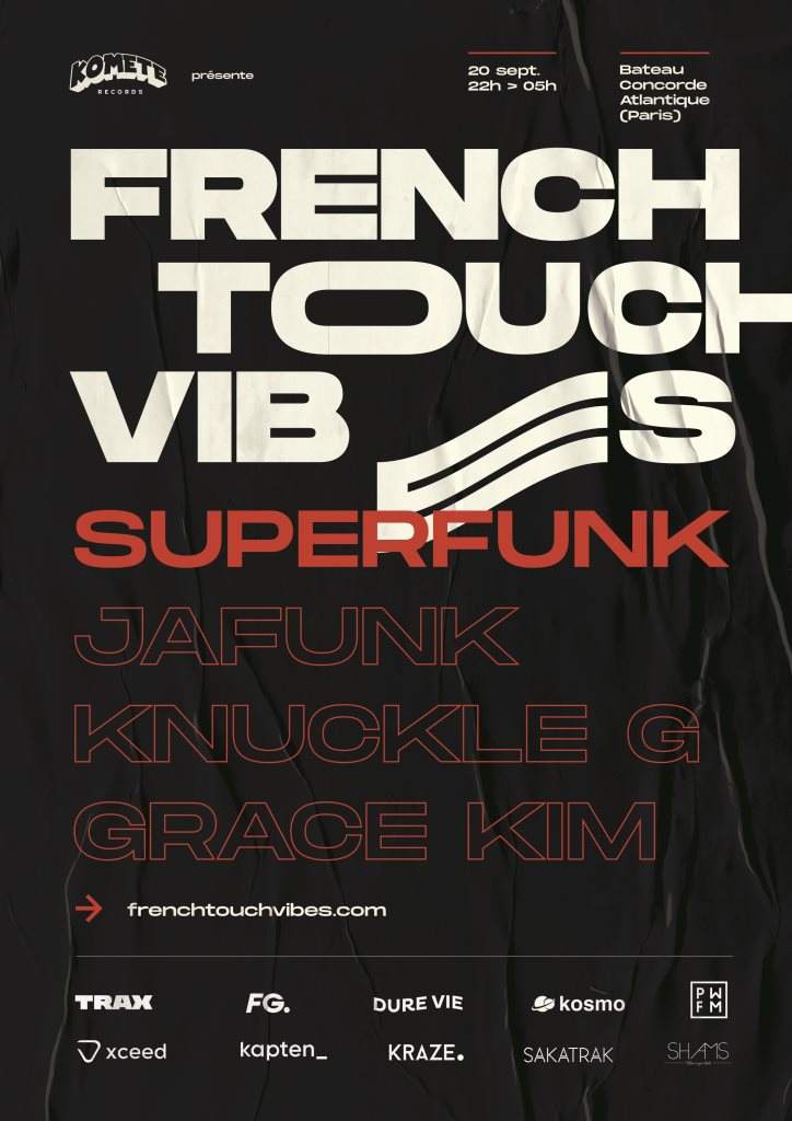 French Touch Vibes - Superfunk, Jafunk, Knuckle G & Grace Kim - Página frontal