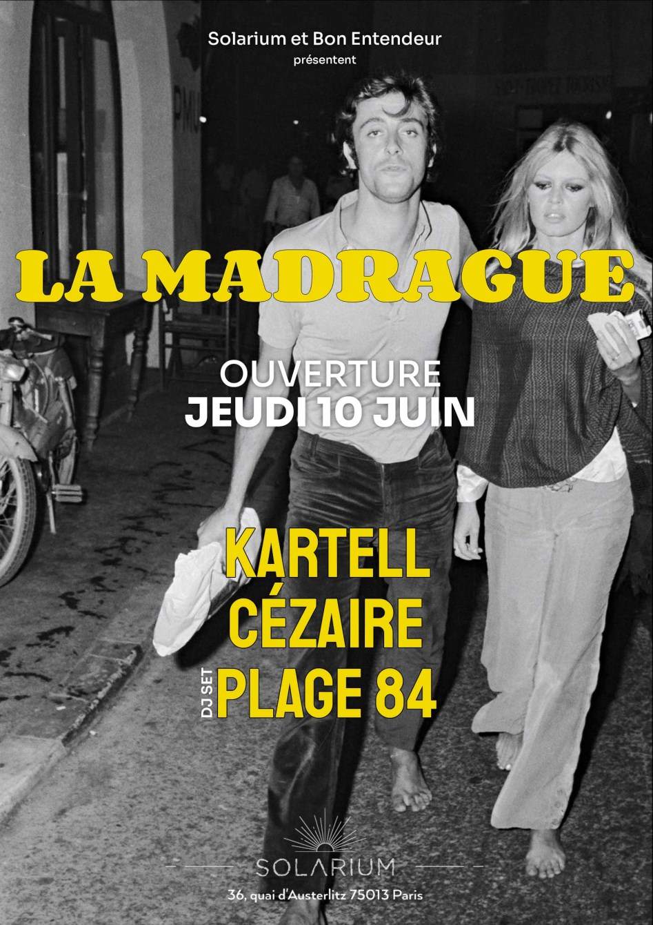 Opening Solarium Avec LA Madrague - Kartell, Cézaire et Plage 84 - フライヤー表