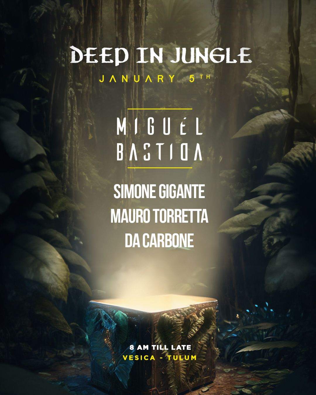 DEEP IN JUNGLE - フライヤー表