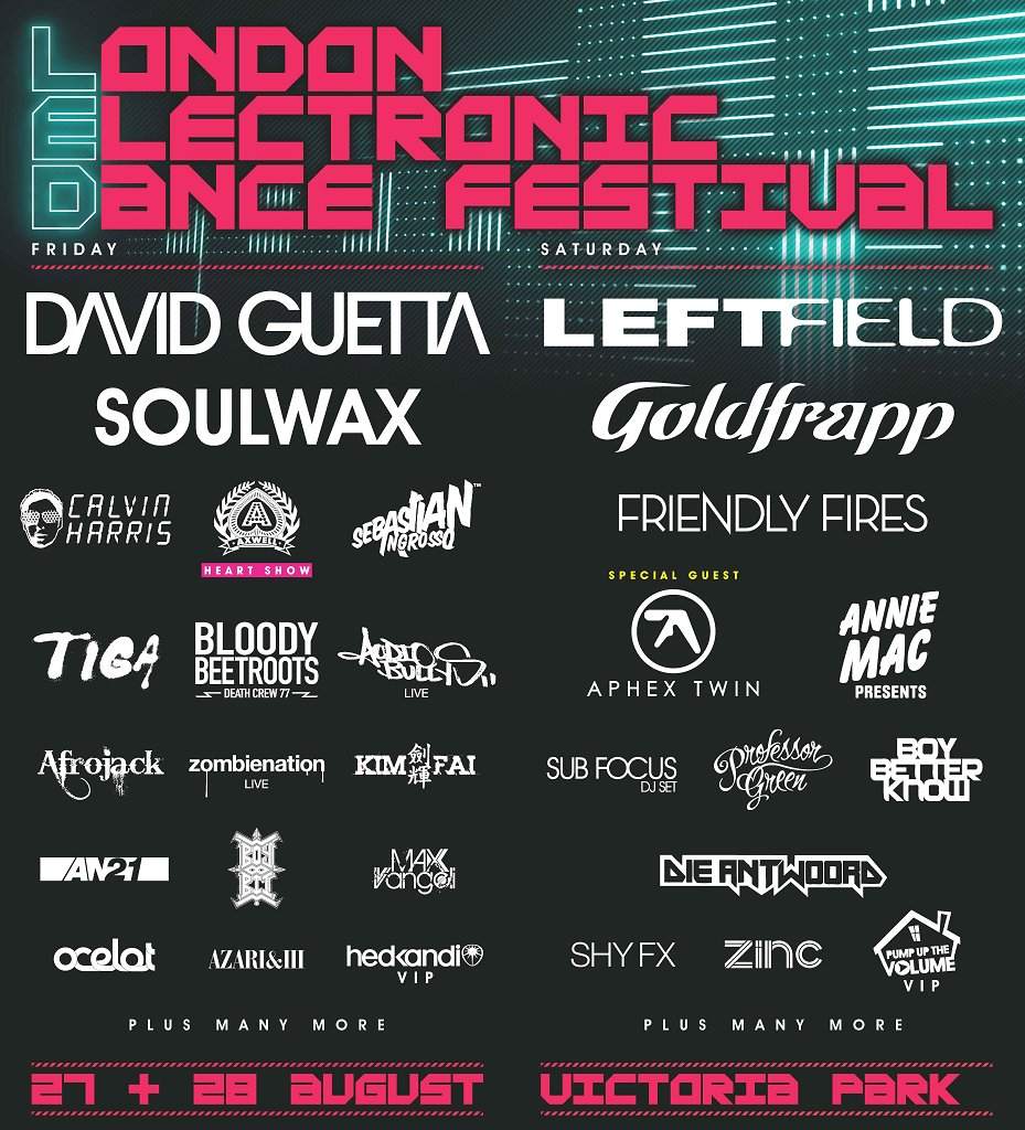 L.E.D Festival Day 1 - David Guetta (London Exclusive) - Página frontal