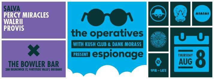 The Operatives, Dank Morass & The Kush Club present Salva - Página frontal