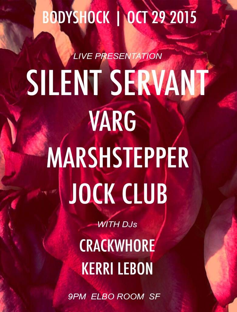 Silent Servant, Varg, Marshstepper & Jock Club - フライヤー表