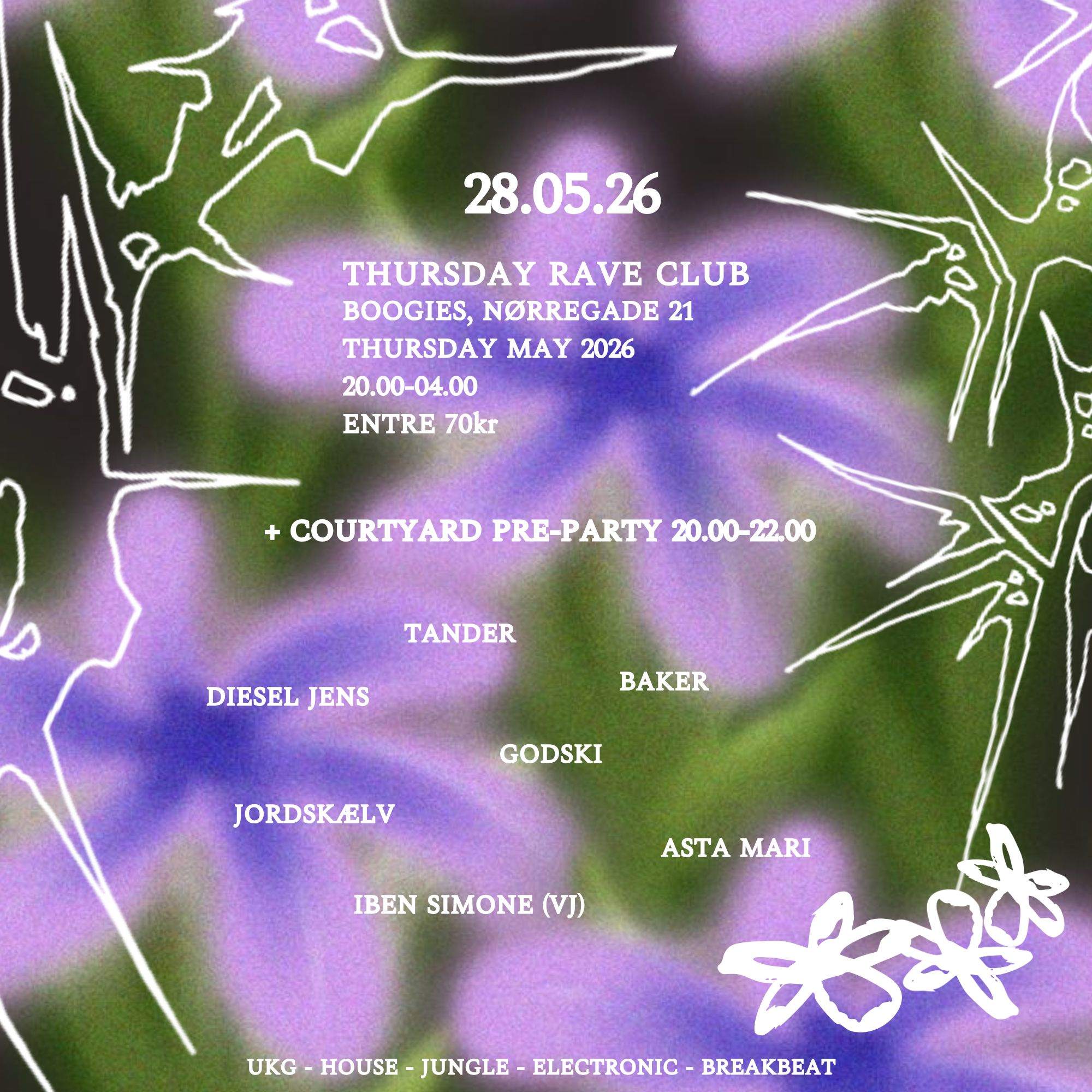 Thursday Rave Club 10 at Boogies, Denmark