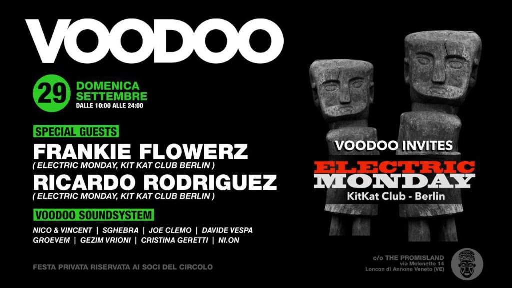 Voodoo Invites Electric Monday Berlin - Página frontal