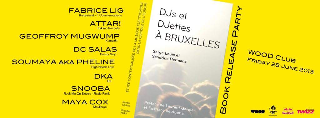 Book Release Party Djs et Djettes à Bxl - フライヤー表